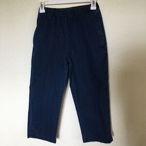 Hawaiian Flavor denim pull-on denim capri pants. Size S.